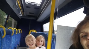 Bussijuht Kersti lustlik selfie. Foto Kersti Kähr