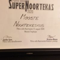 Mooste noortekeskus tunnistati Põlva valla supernoortekaks!