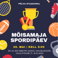 Neljapäeval on spordipäev! Terves kehas terve vaim!